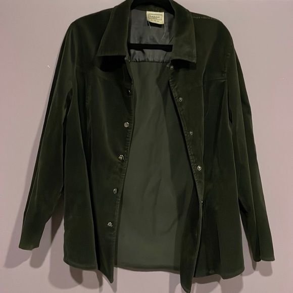 Vintage haggar green corduroy shacket - Picture 1 of 4